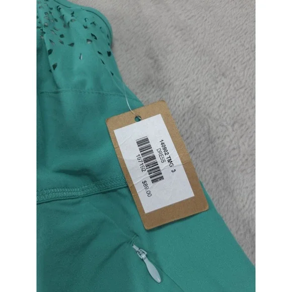 Title Nine Racerback Workout Dress Womens Large Built In Bra Tennis Athletic - Picture 3 of 10